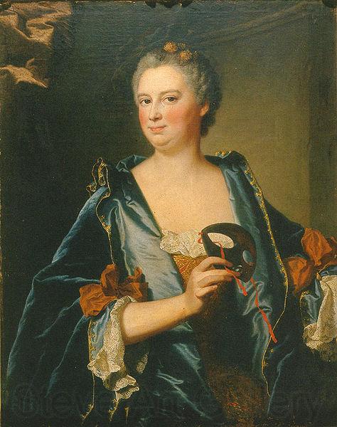 Hyacinthe Rigaud Portrait of Marie-Madeleine Mazade Spain oil painting art